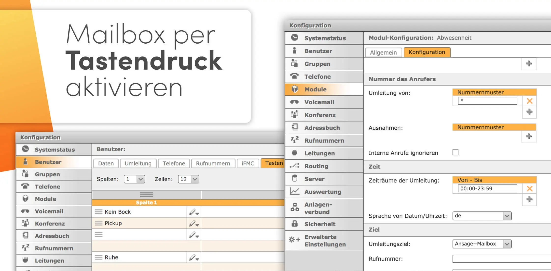 Starface Modul - Telefonansage Abwesenheit