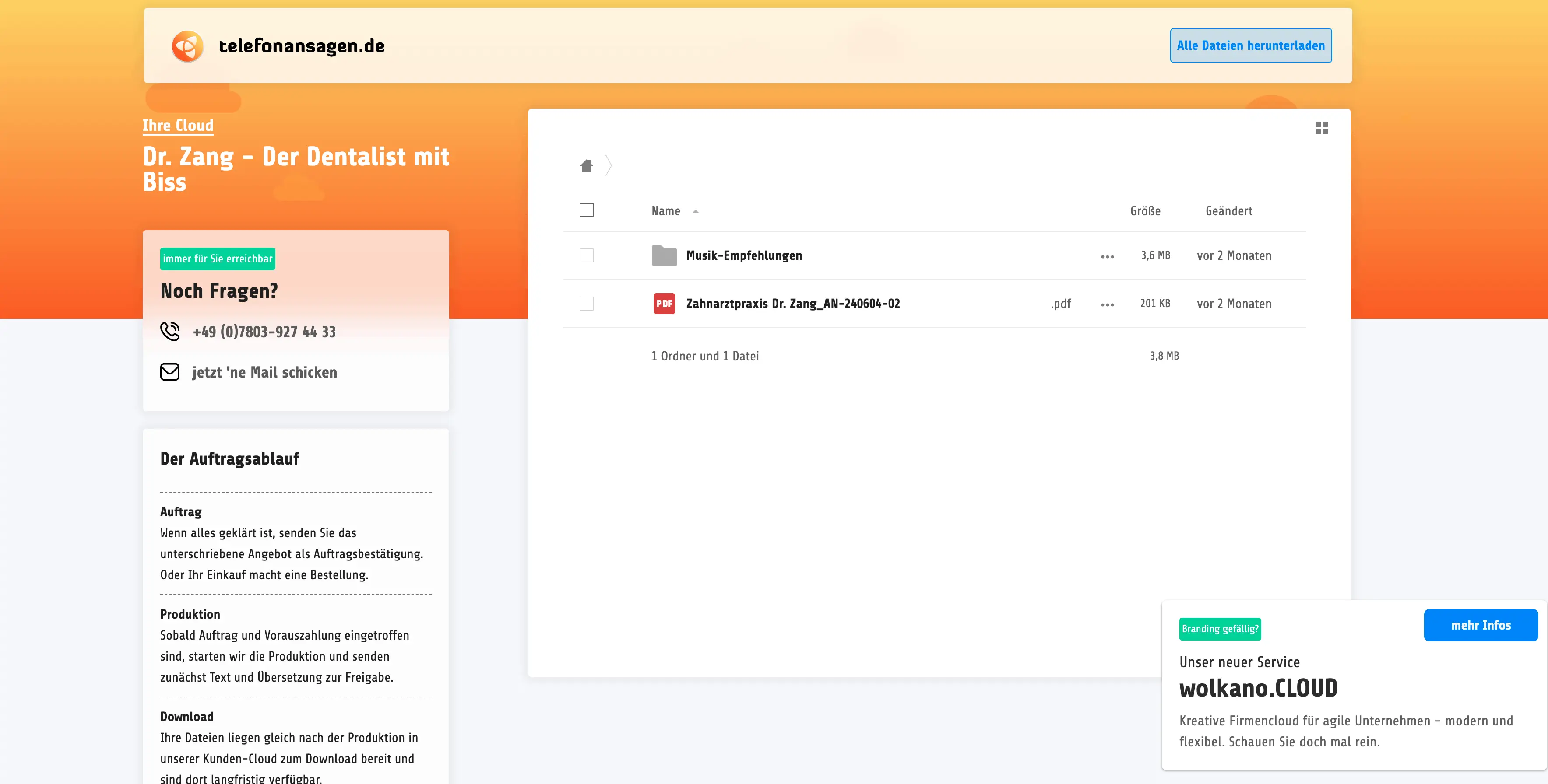 Nextcloud - Custom Theme Kundenaccount