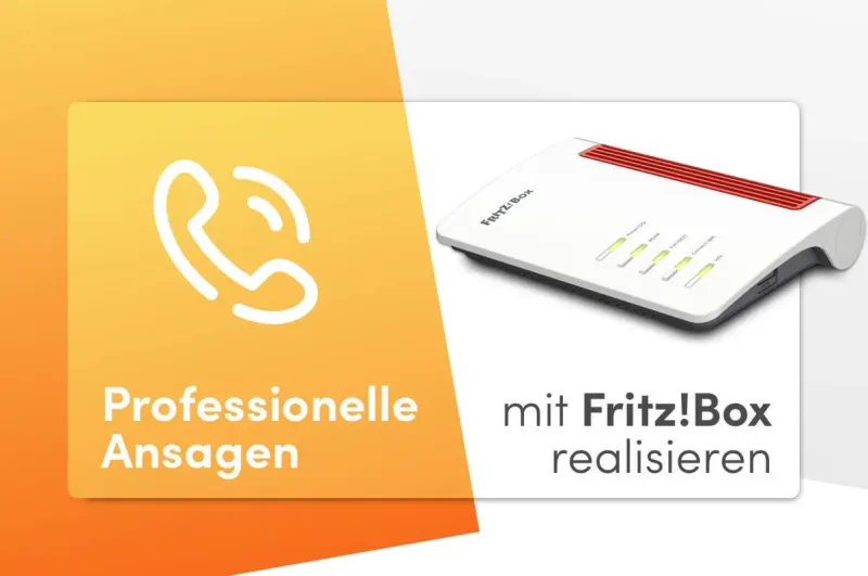 Telefonansagen für die Fritzbox von AVM