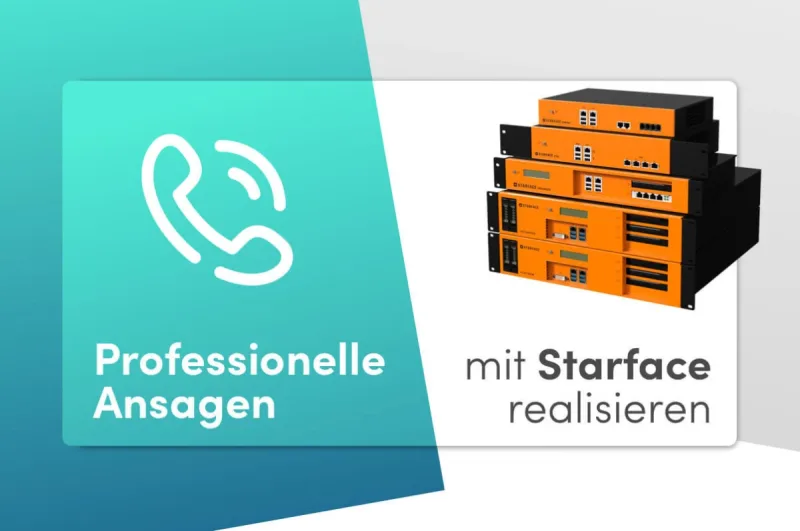 Telefonansagen ivr starface